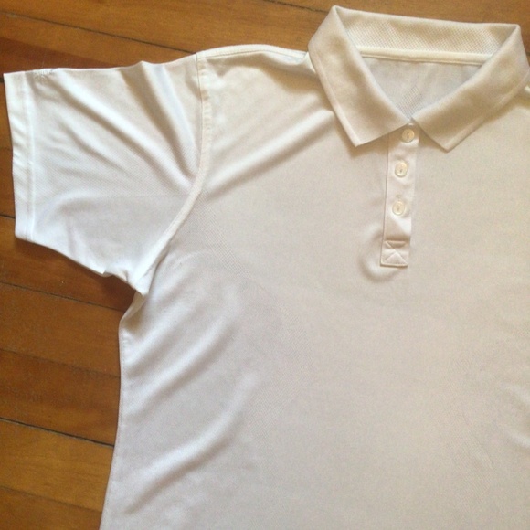 Aurea Dry Max Golf Shirt White SZ L - Picture 3 of 4